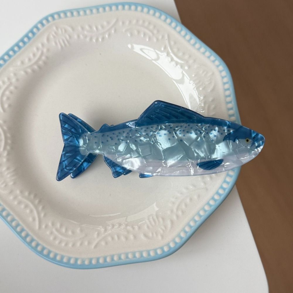 Lifestyle Of Korean - Hairpin Ocean Animal Hair Claw Pvc