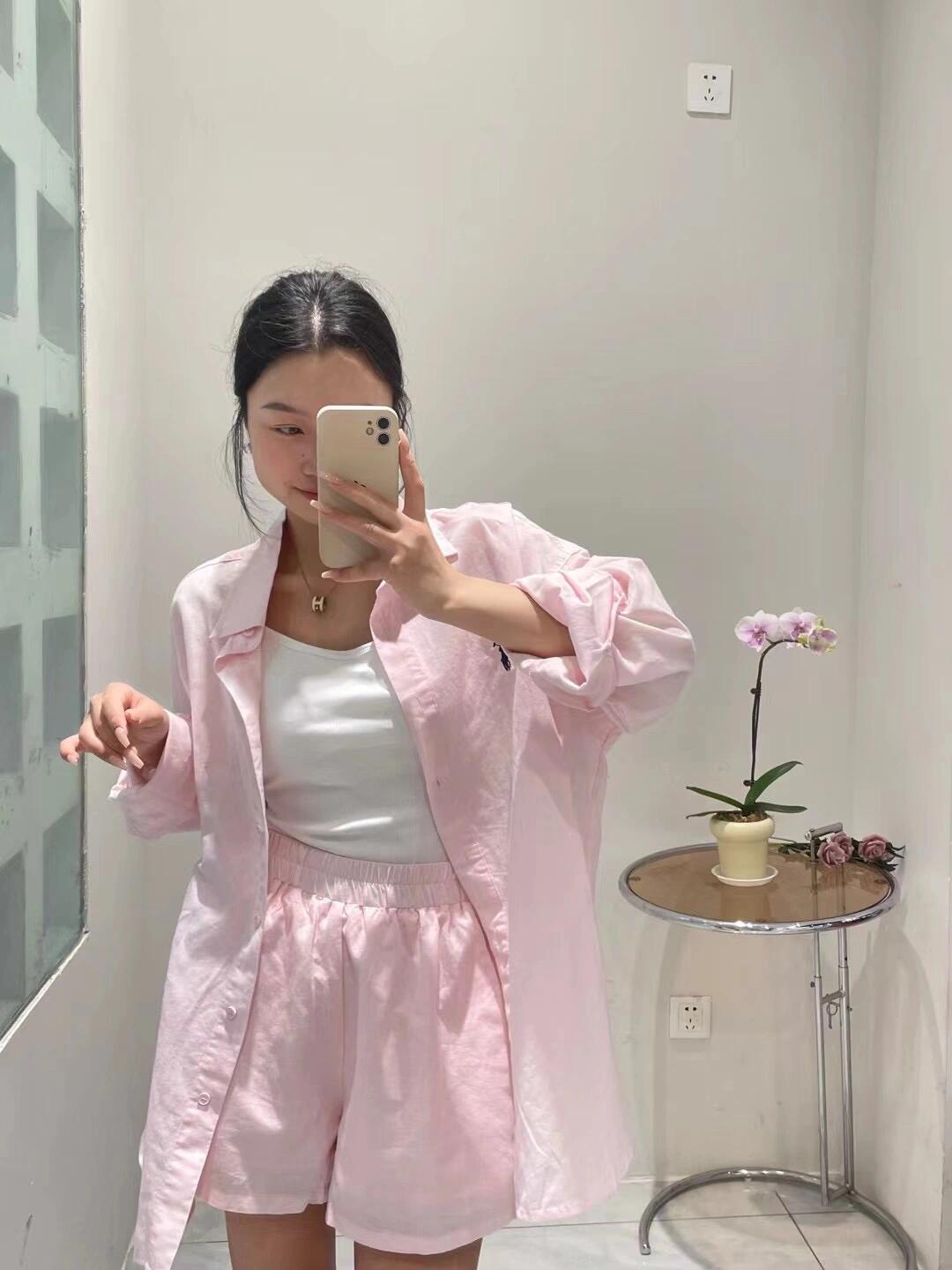 Korean Lifestyle - Korean Style Sweet Pink Long Sleeve