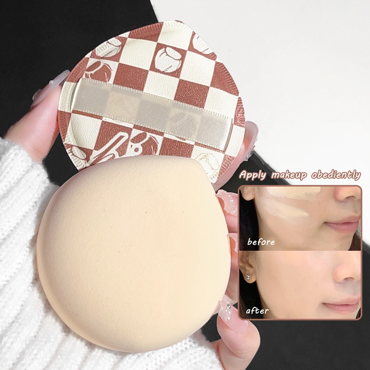 Bb Cushion Korean - Dry and wet makeup puff sponge