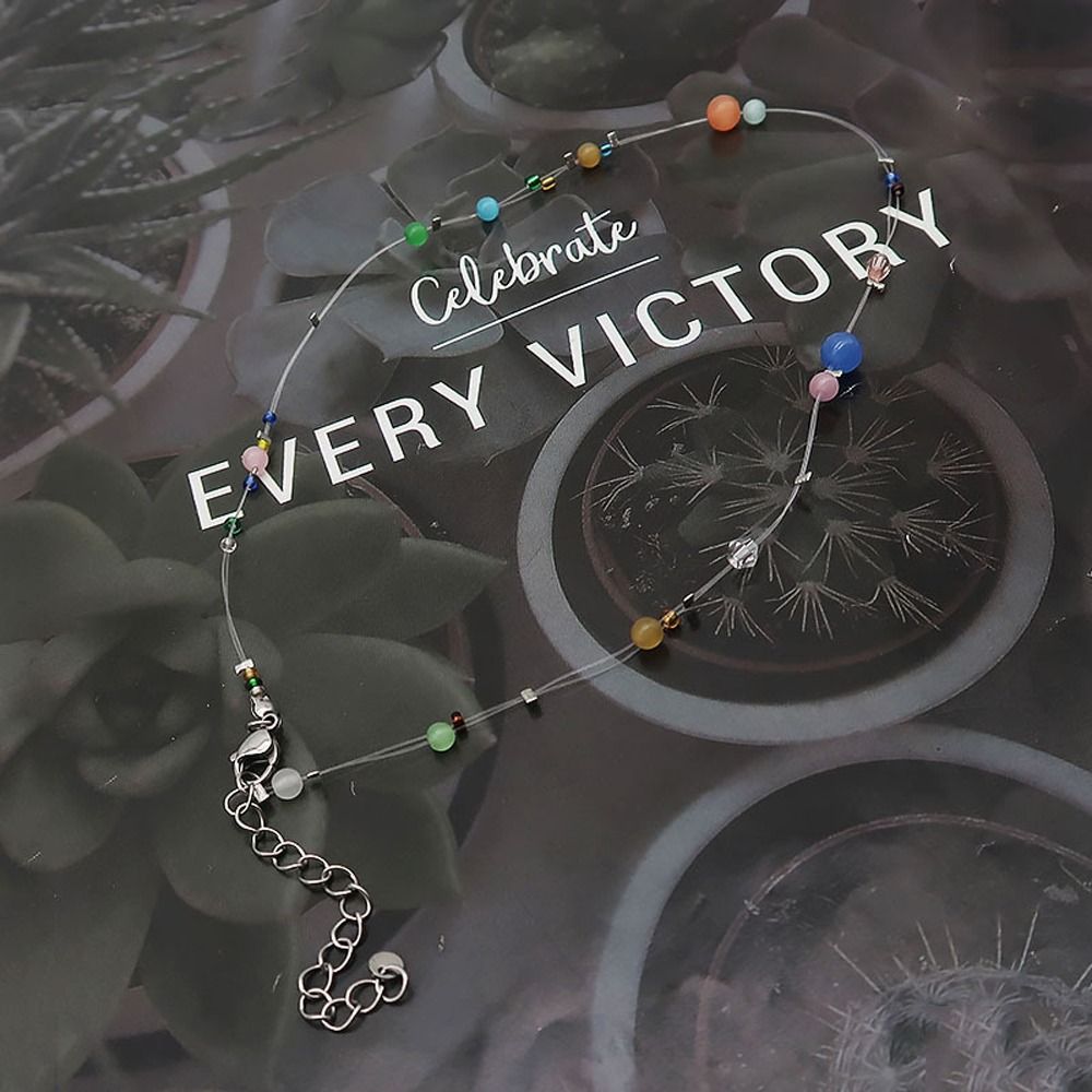 Korean Lifestyle Aesthetic - Sweet Alloy Korean Style Necklace Colorful