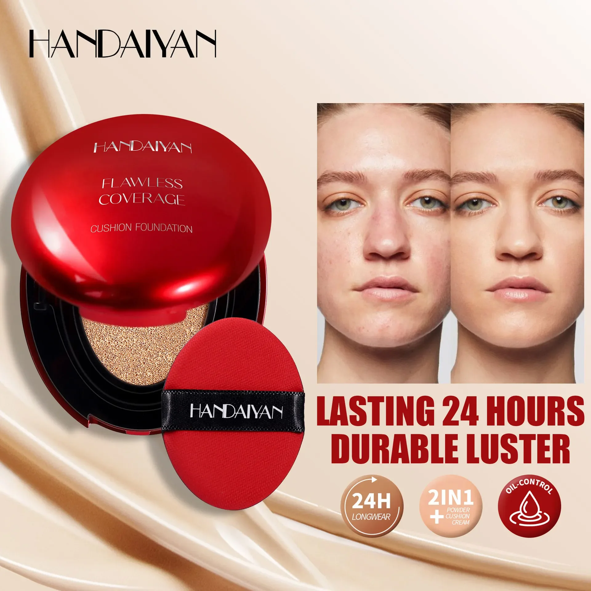 Korean Air Cushion Foundation  - Bb Cushion Korean ulasan dan harga
