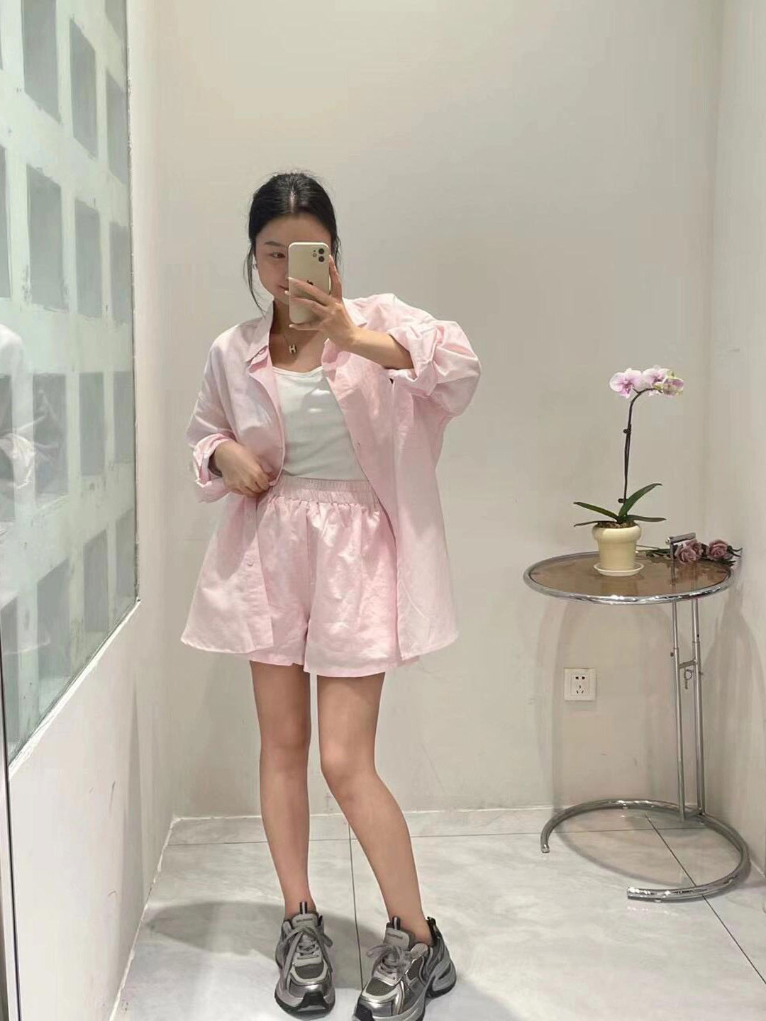 Korean Style Sweet Pink Long S - Korean Lifestyle ulasan dan harga