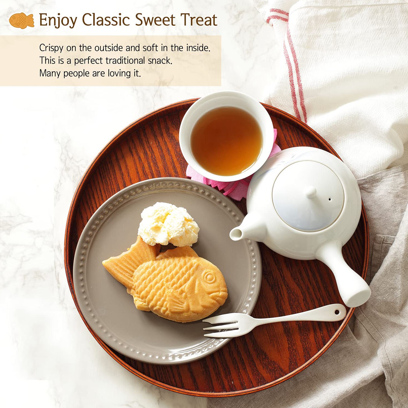 Taiyaki Cooking Bakeware Taiya - Tteokbokki Rice Cake ulasan dan harga
