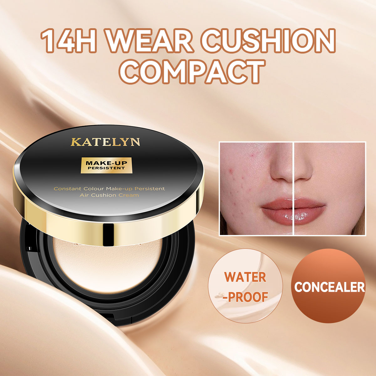 Face Foundation Liquid Moistur - Bb Cushion Korean ulasan dan harga
