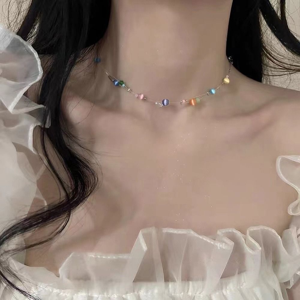 Trendy Alloy Korean Style Neck - Korean Lifestyle Aesthetic ulasan dan harga