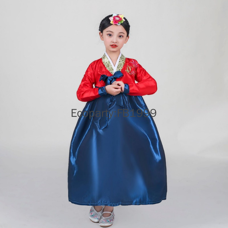 4 Colors Girls Hanbok Dress Ko - Korean Lifestyle ulasan dan harga