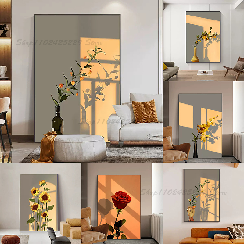 Sunset Light Leaves Flowers Ko - Korean Arts And Lifestyle ulasan dan harga