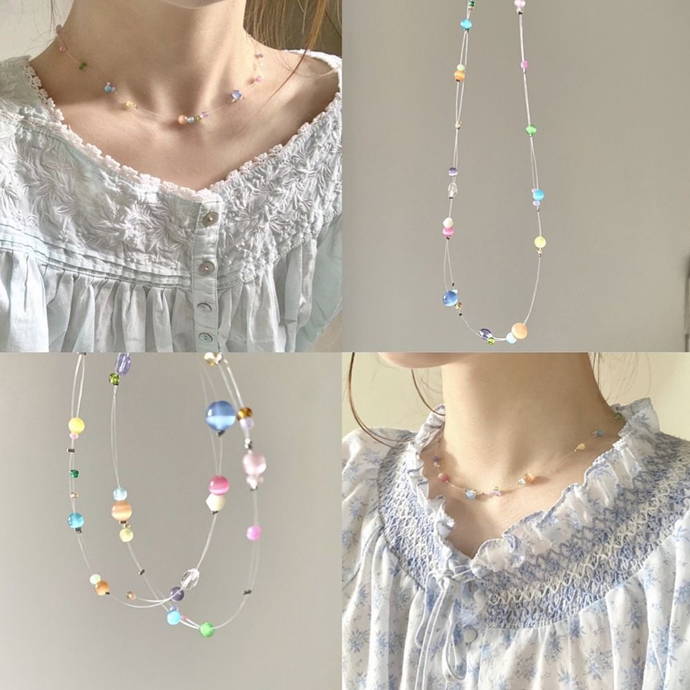 Sweet Alloy Korean Style Neckl - Korean Lifestyle Aesthetic ulasan dan harga