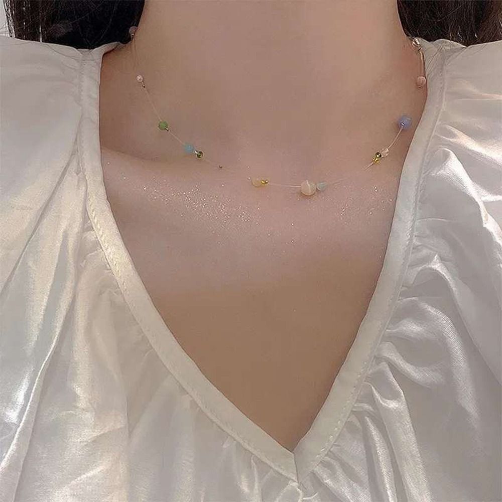 Sweet Alloy Korean Style Neckl - Korean Lifestyle Aesthetic ulasan dan harga