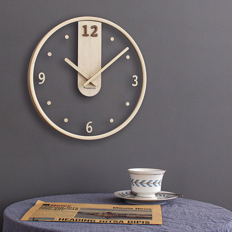 Design European Clock Wall Aes - Korean Arts And Lifestyle ulasan dan harga