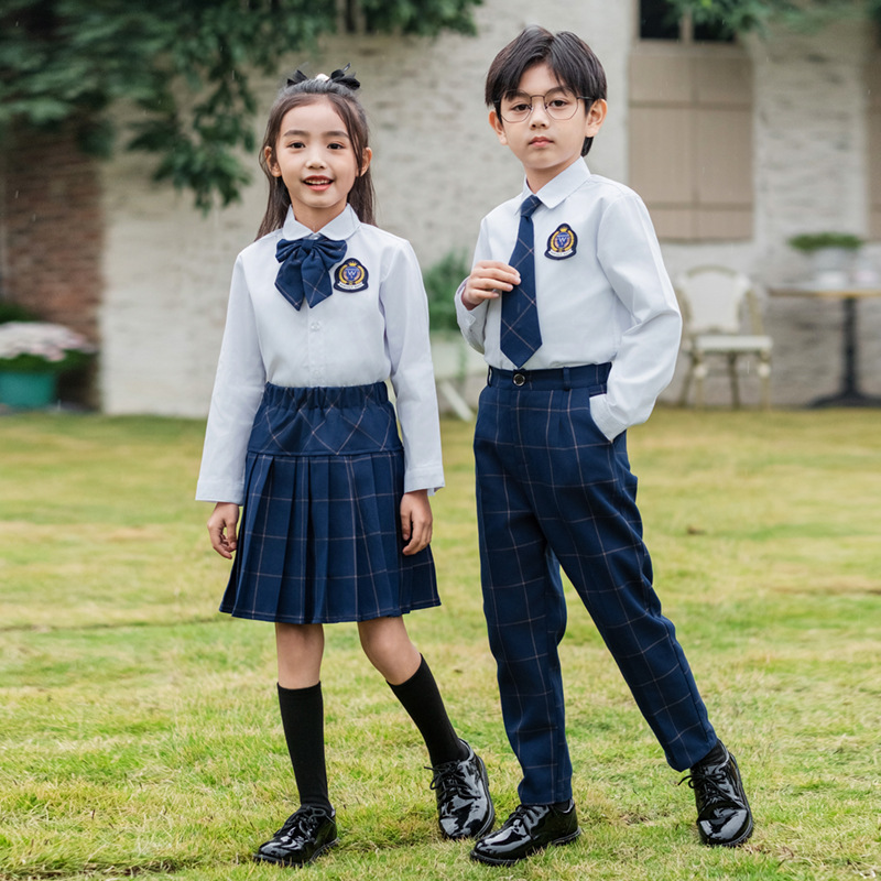Kids British Plaid Vest Shirt  - Korean Lifestyle ulasan dan harga
