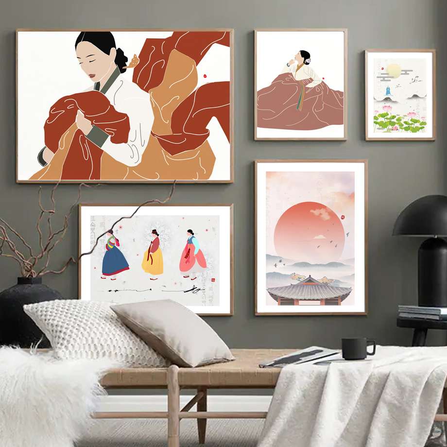 Korean Style Boho Hanbok Girl  - Korean Arts And Lifestyle ulasan dan harga